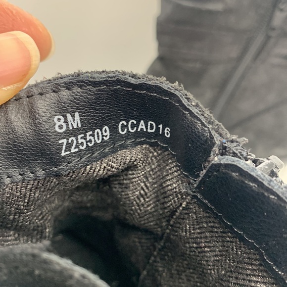 B.O.C. Alicudi Vegan Leather Ankle Boots Black 8 Tassel  Fringe Heeled Boho Moto - Picture 7 of 13